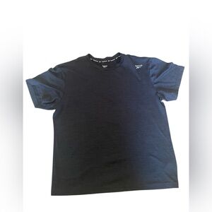 Reebok black short sleeve polyester athletic shirt men’s large